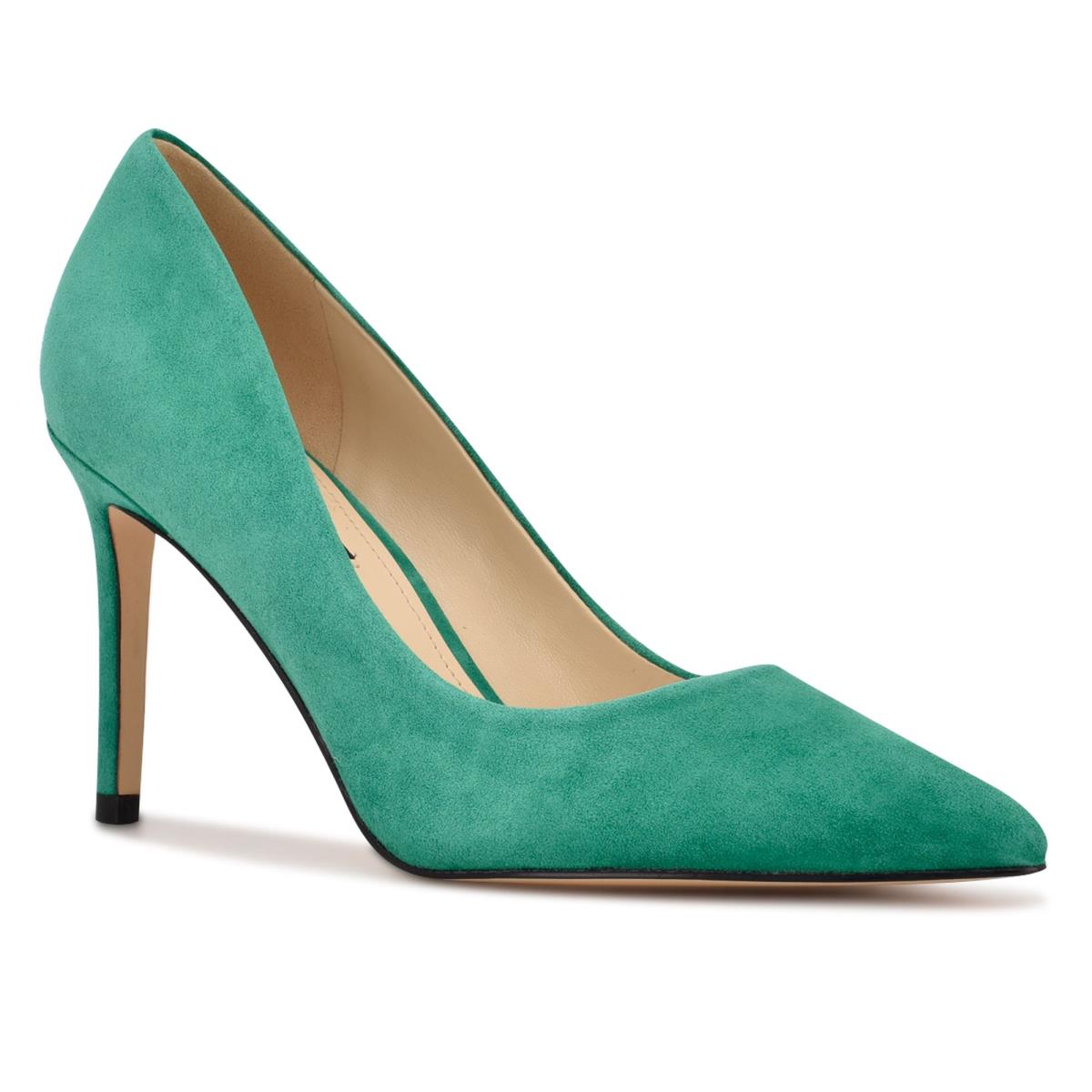 Nine West Ezra Pointy Tå Pumps Dam Gröna | 3745OVBLG