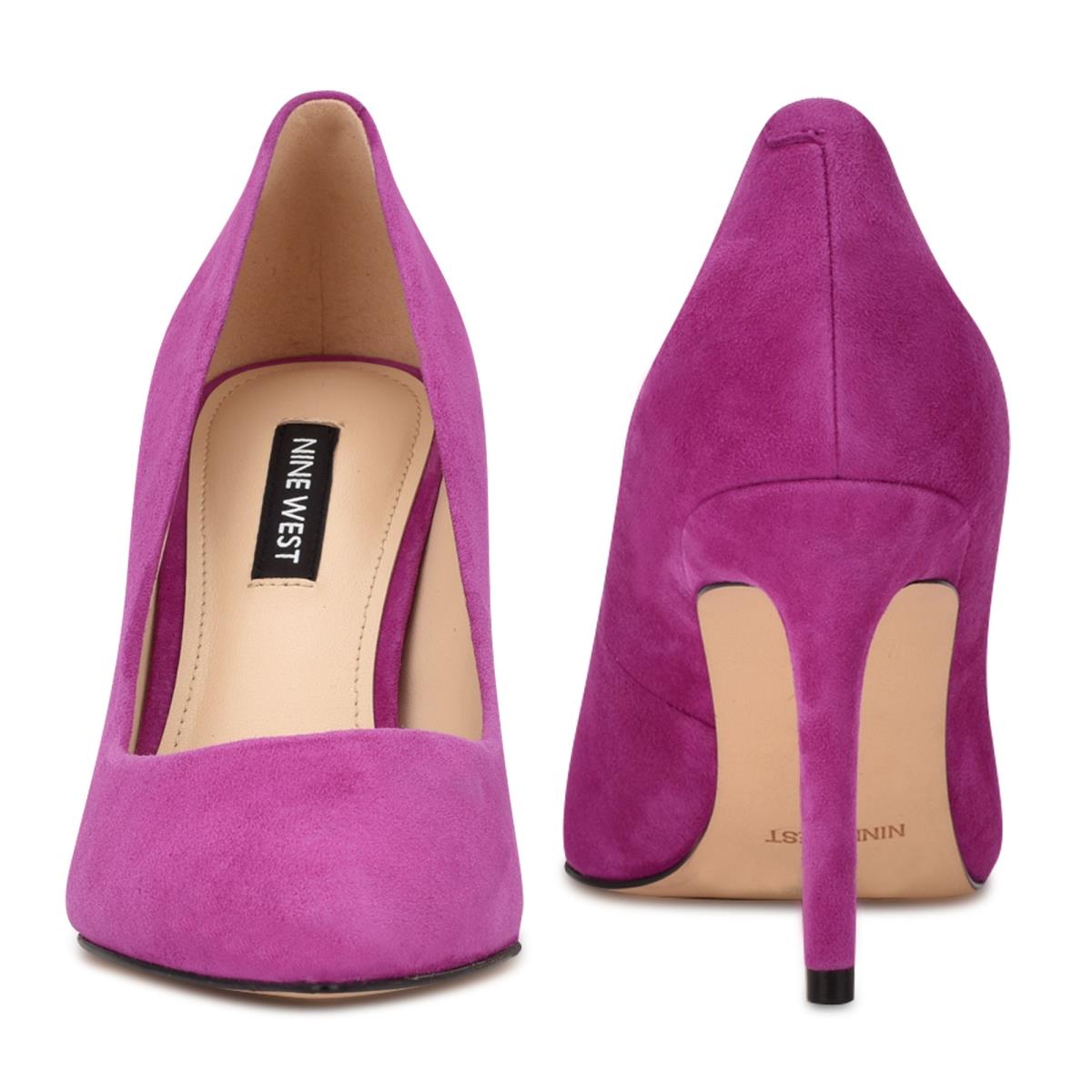 Nine West Ezra Pointy Tå Pumps Dam Lila | 7610VIBLU