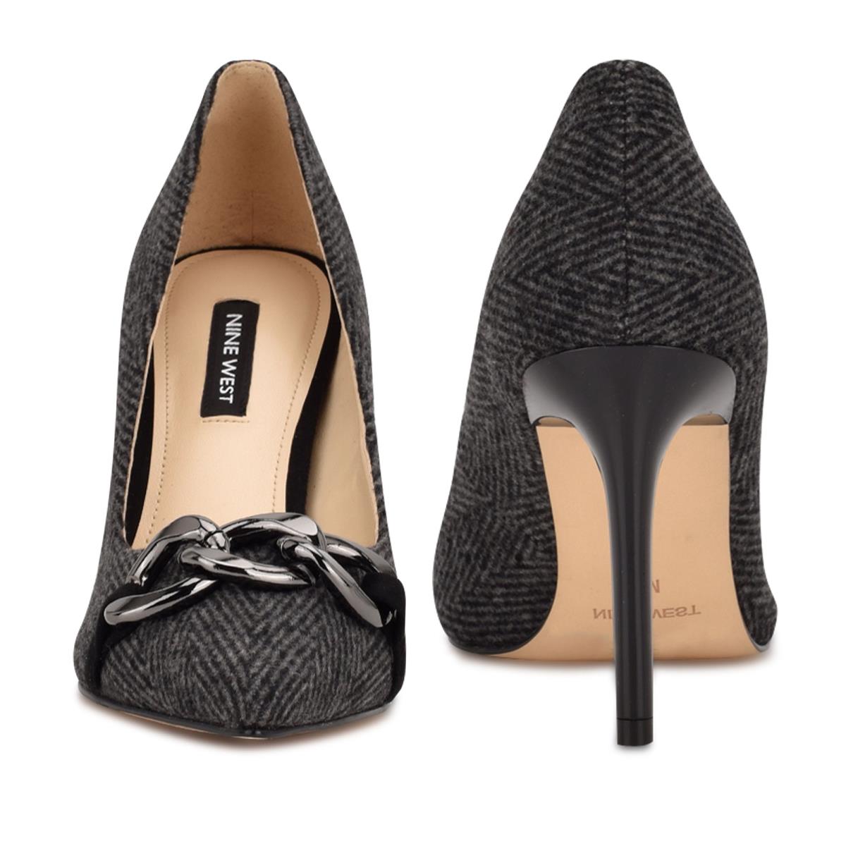 Nine West Ezzie Pointy Tå Pumps Dam Grå | 1072CEBKN