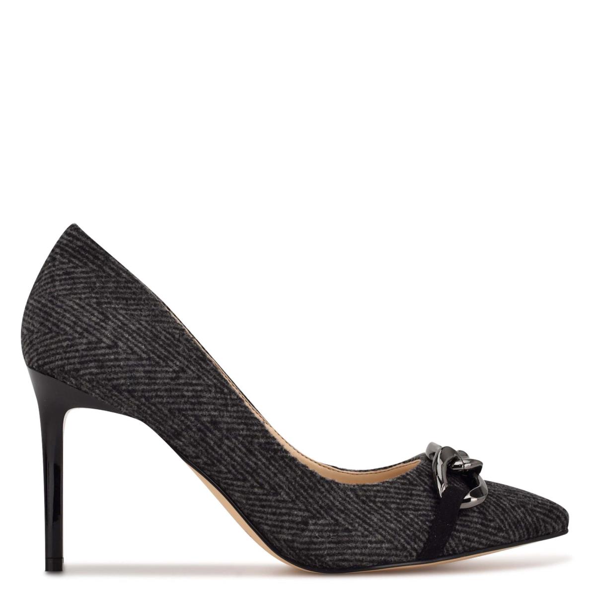 Nine West Ezzie Pointy Tå Pumps Dam Grå | 1072CEBKN