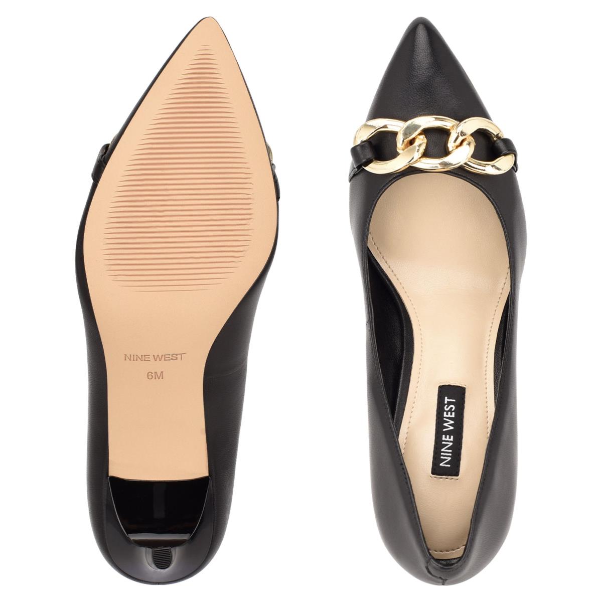 Nine West Ezzie Pointy Tå Pumps Dam Svarta | 8579NPBLQ