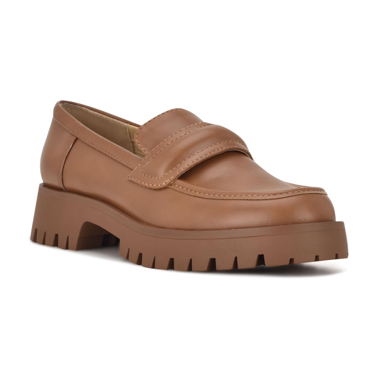 Nine West Garren Lug Sole Loafers Dam Bruna | 7839TOHQF