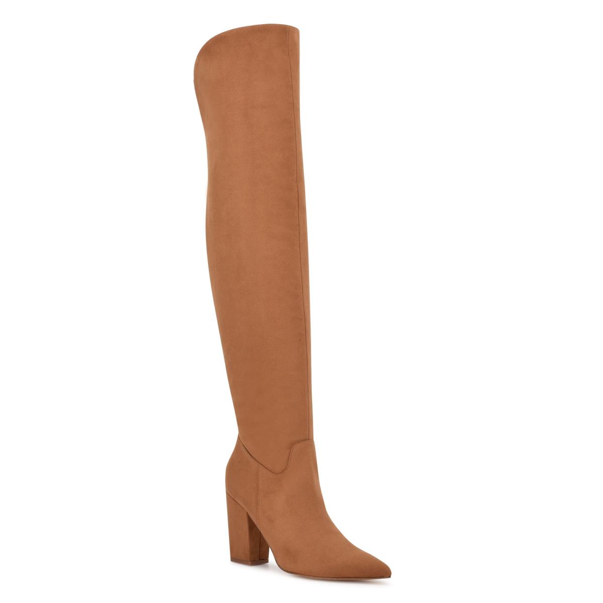 Nine West Goforit Over The Knee Lackstövlar Dam Bruna | 5914UIJVE