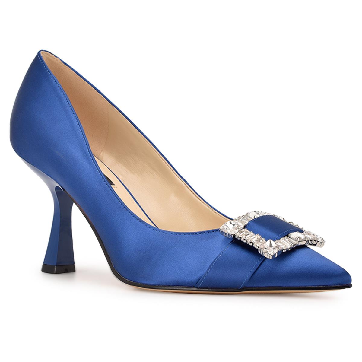 Nine West Helyn Pointy Tå Pumps Dam Blå | 6982VYEOL