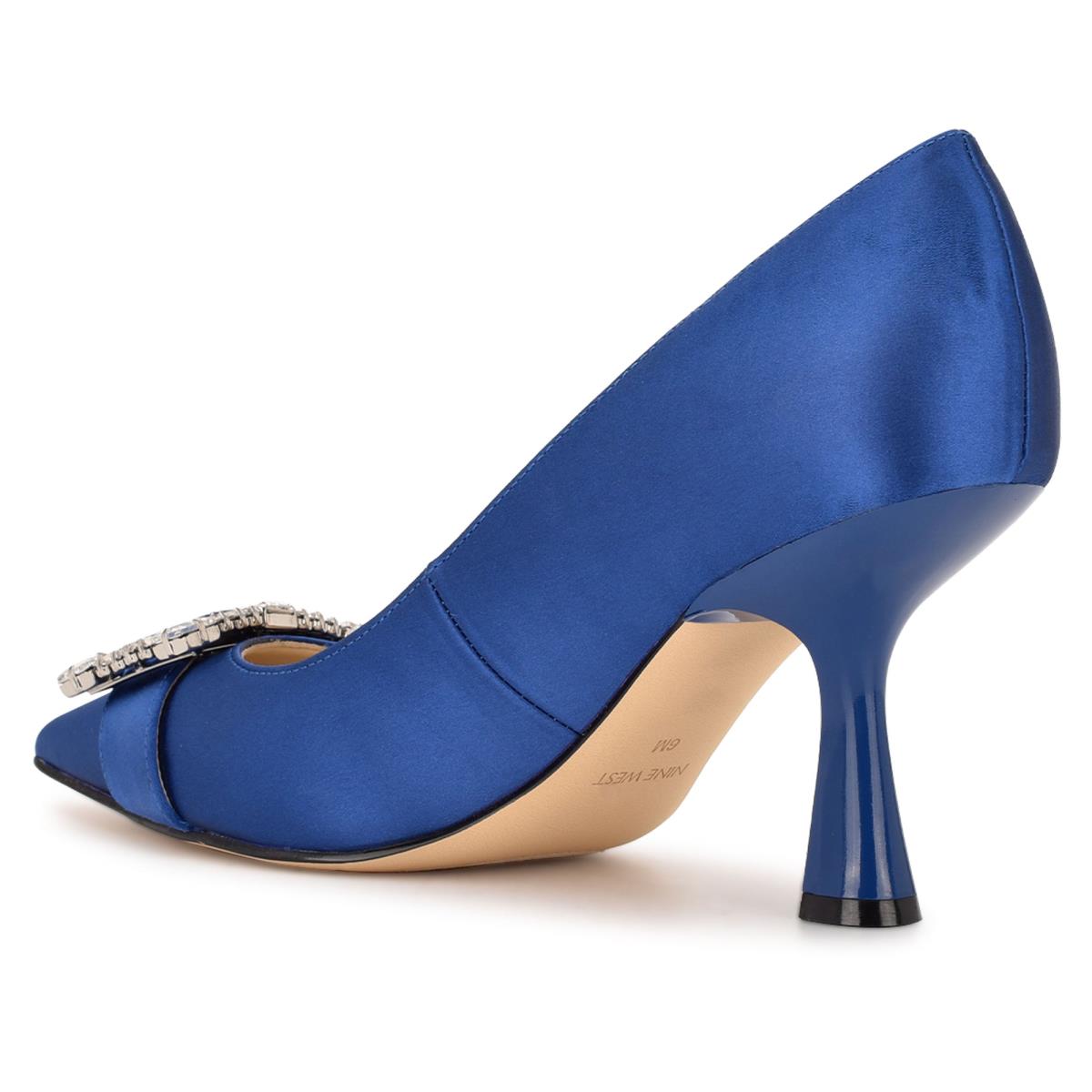 Nine West Helyn Pointy Tå Pumps Dam Blå | 6982VYEOL