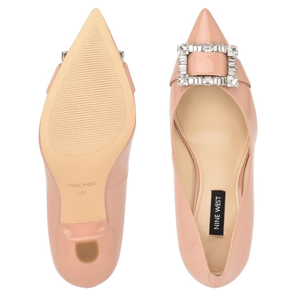 Nine West Helyn Pointy Tå Pumps Dam Hudfärg | 8652ZEUTQ