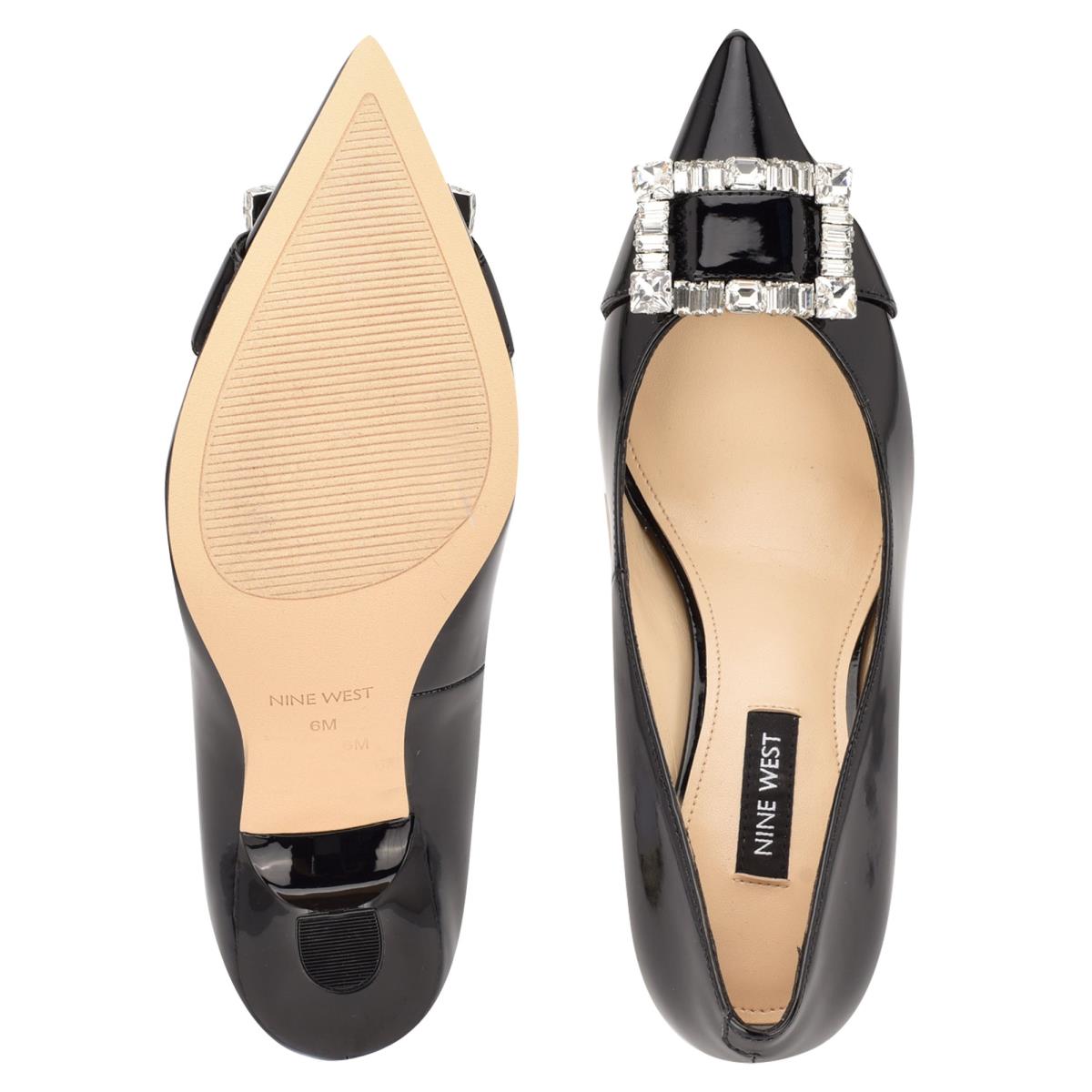 Nine West Helyn Pointy Tå Pumps Dam Svarta | 5069MCINP