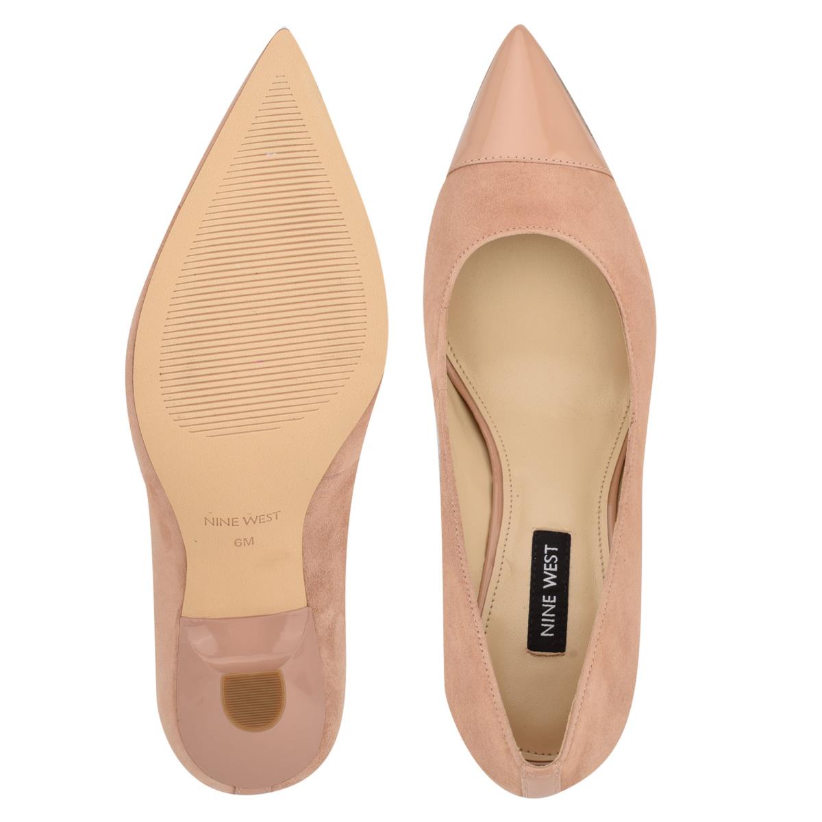 Nine West Hippa Pointy Tå Pumps Dam Beige | 3617NJRCH