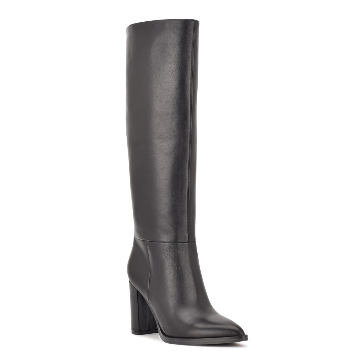 Nine West Hiya Lackstövlar Dam Svarta | 5104RSEYM