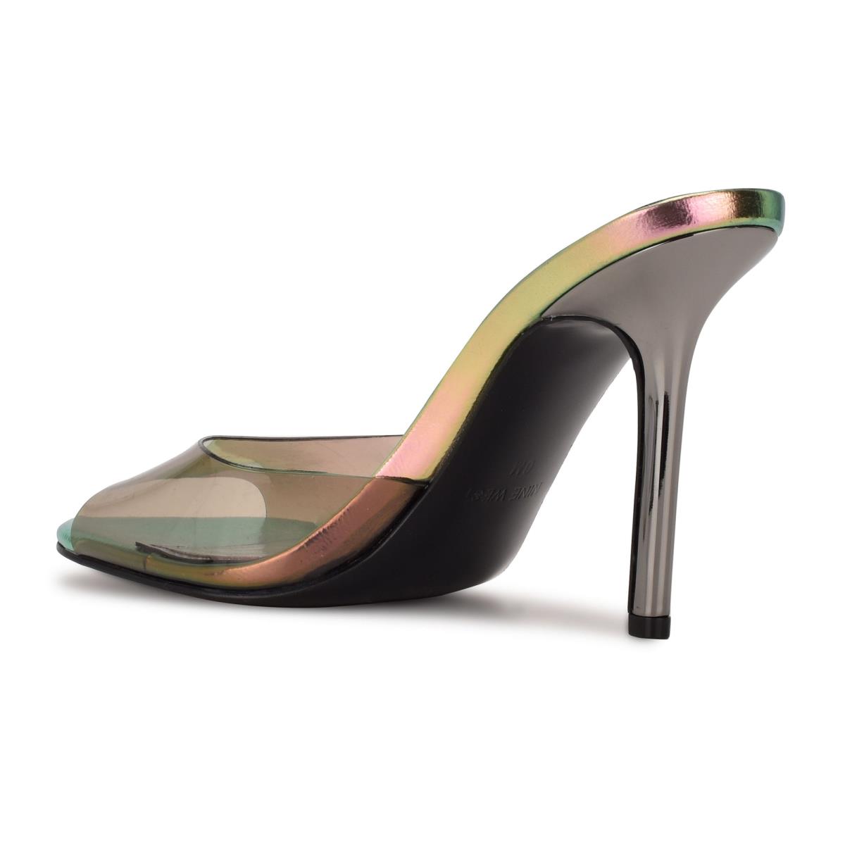 Nine West Ido Klackar Slidesandaler Dam Olivgröna | 2348SHFIE