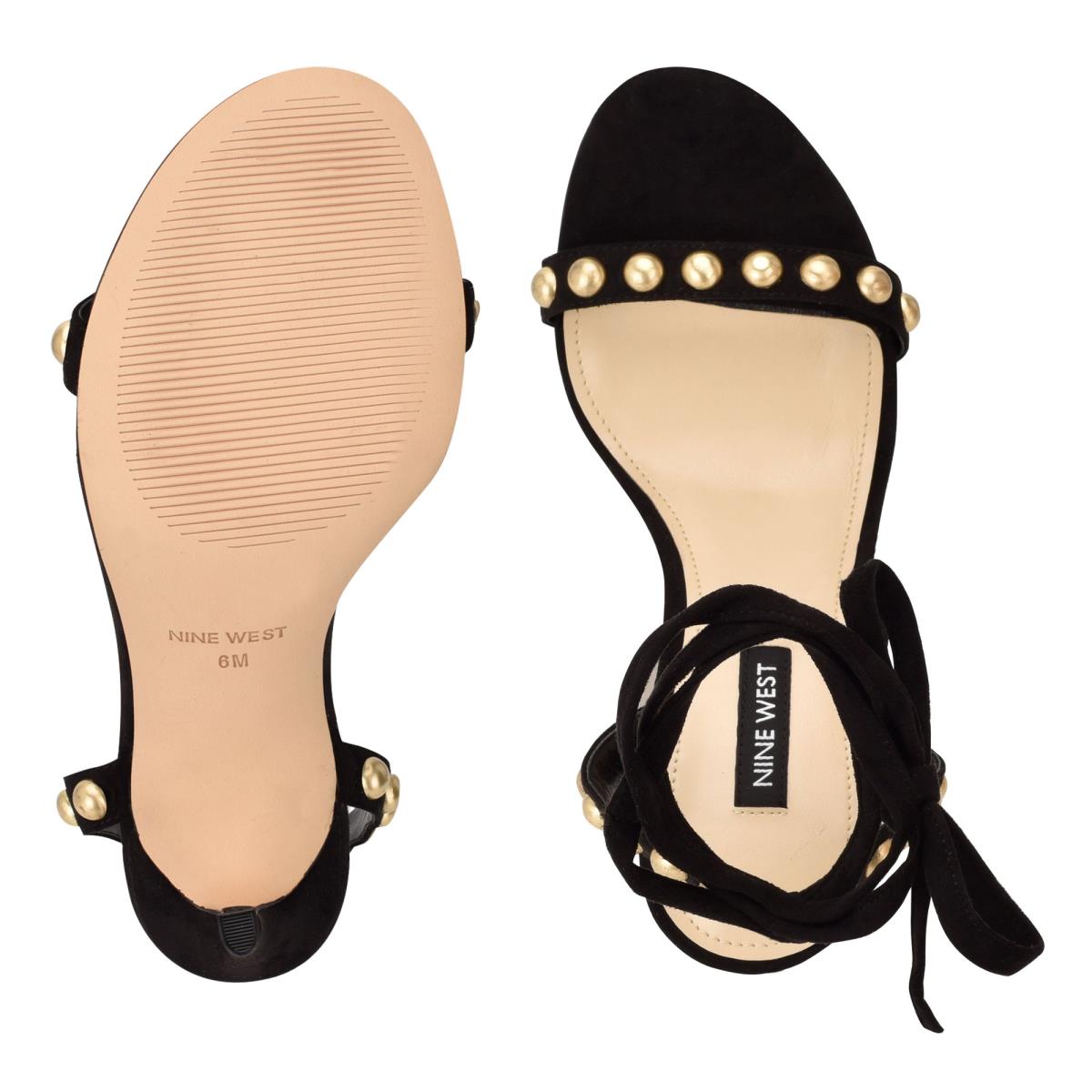 Nine West Istelle Sandaler Klack Dam Svarta | 5240CUWNI