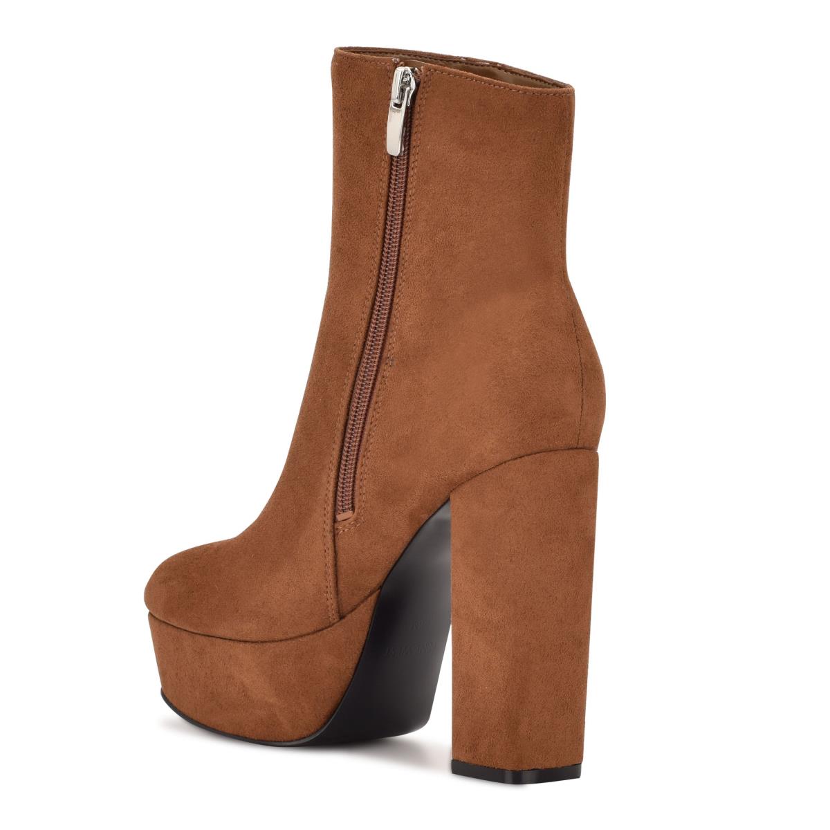 Nine West Kerri Platform Kängor Dam Bruna | 5069VBGXM