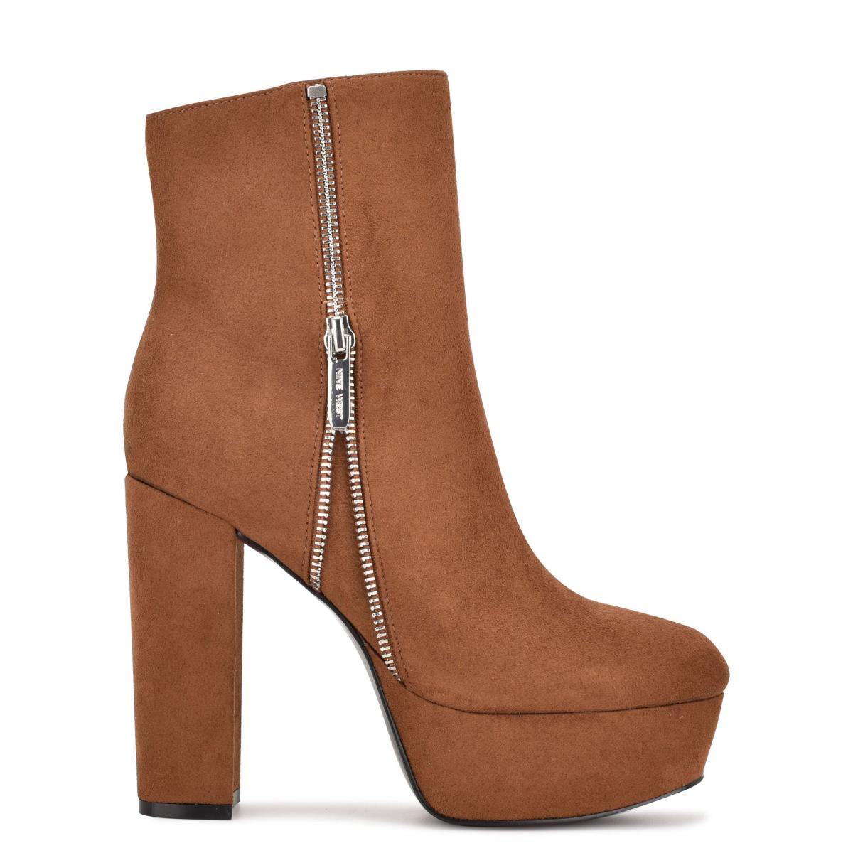 Nine West Kerri Platform Kängor Dam Bruna | 5069VBGXM