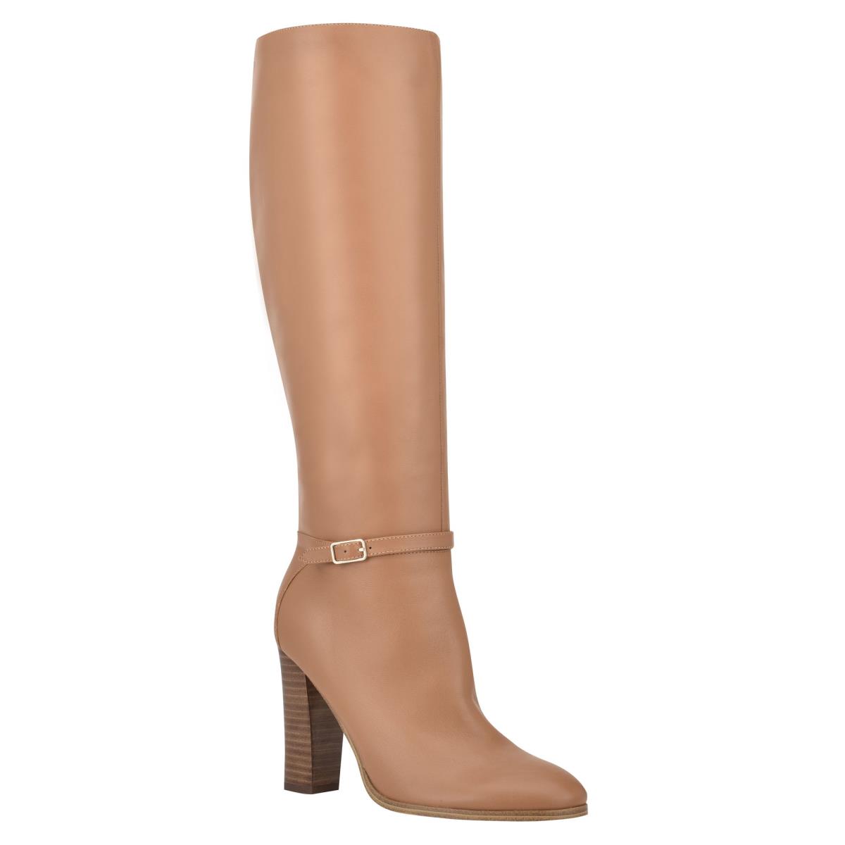 Nine West Kimy Lackstövlar Dam Beige | 1420LVERX