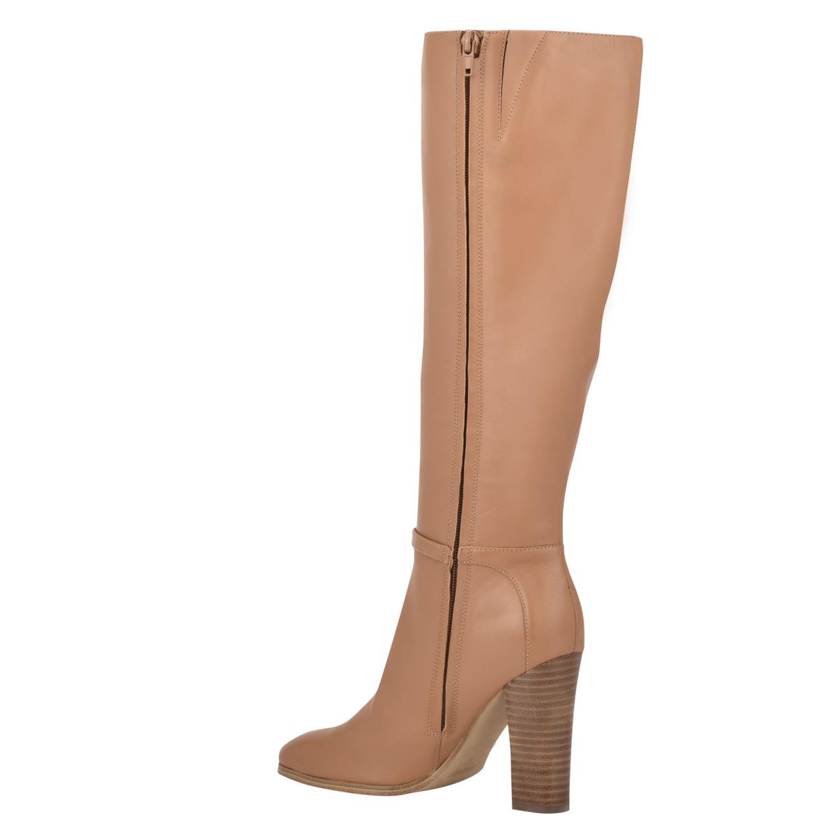 Nine West Kimy Lackstövlar Dam Beige | 1420LVERX