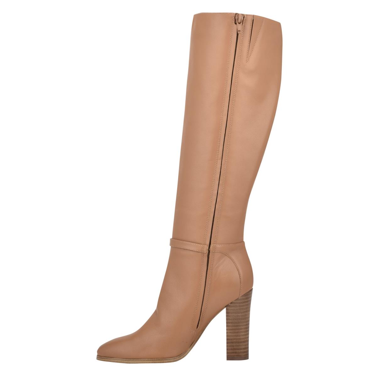 Nine West Kimy Lackstövlar Dam Beige | 1420LVERX