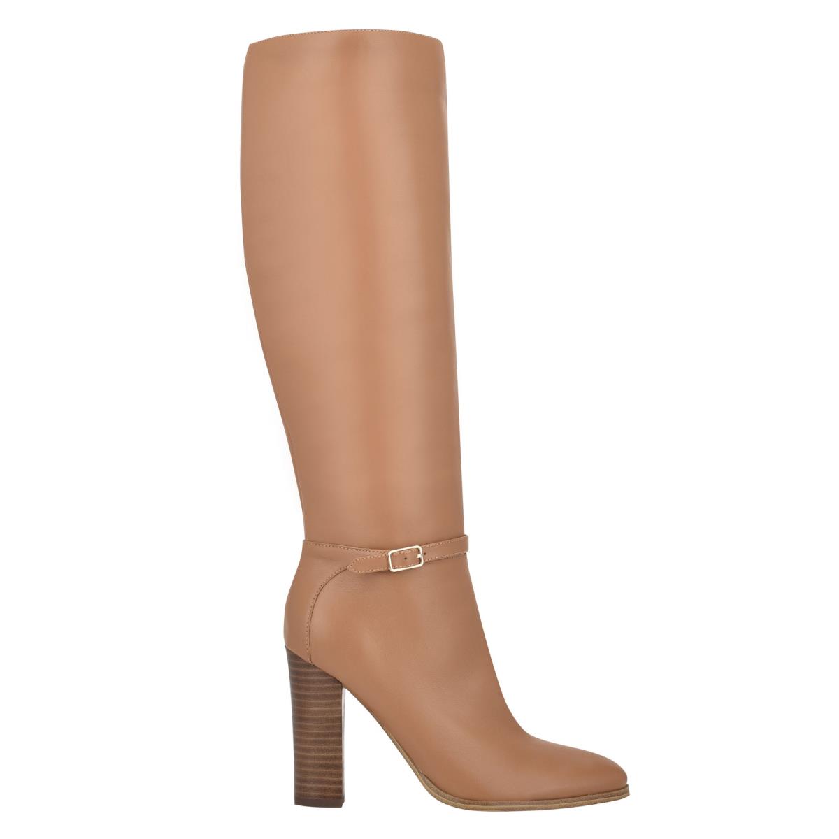 Nine West Kimy Lackstövlar Dam Beige | 1420LVERX