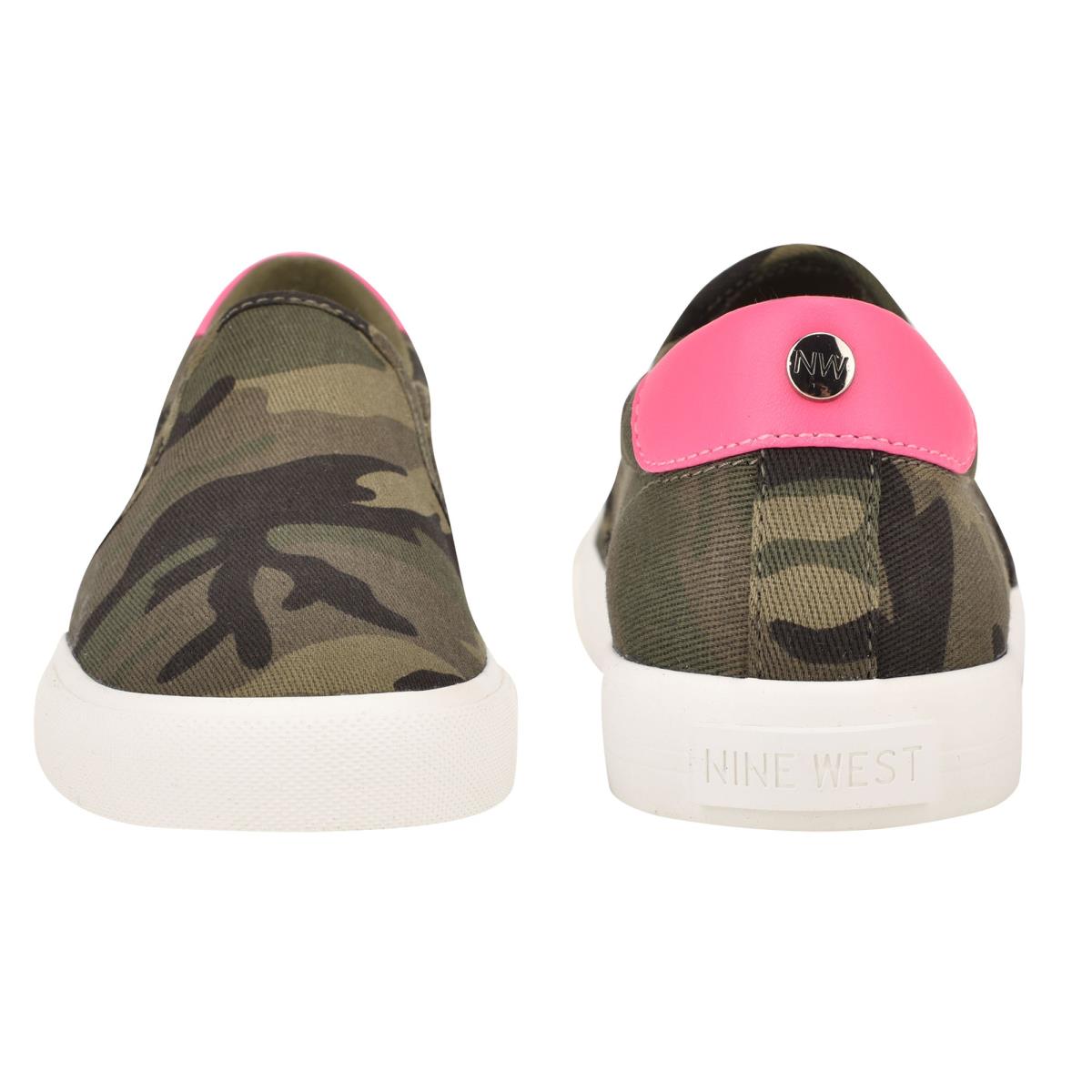 Nine West Lala Slip On Sneakers Dam Camo | 7038DKXJQ