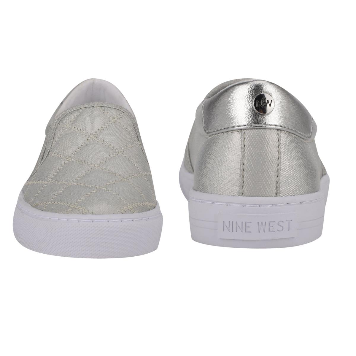 Nine West Lala Slip On Sneakers Dam Silver | 3501GPYFT