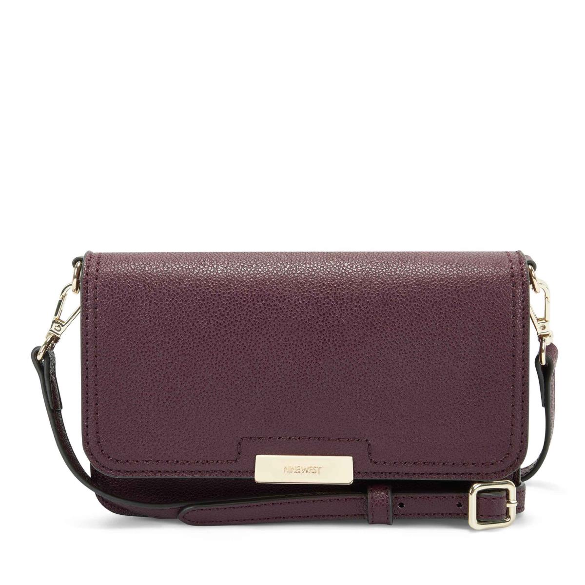 Nine West Lawson Wallet On A String Crossbody Väska Dam Vinröda | 7238QHZGJ