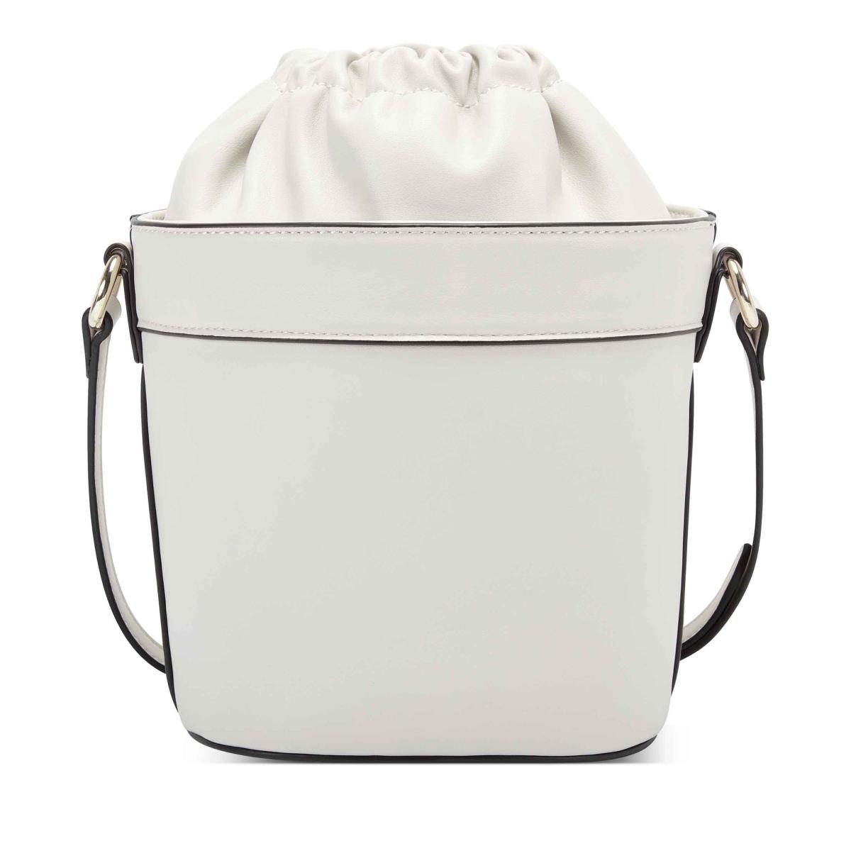 Nine West Laylin Drawstring Bucket Crossbody Väska Dam Vita | 9587YLIZO