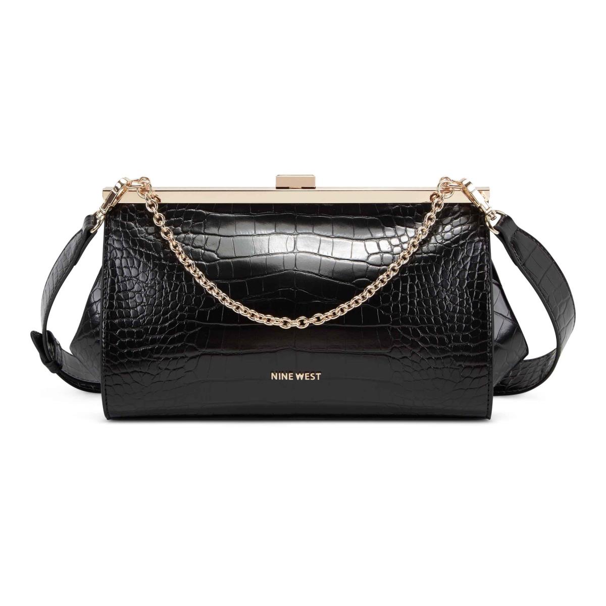 Nine West Mallorie Fram Crossbody Väska Dam Svarta | 7825ACRHL