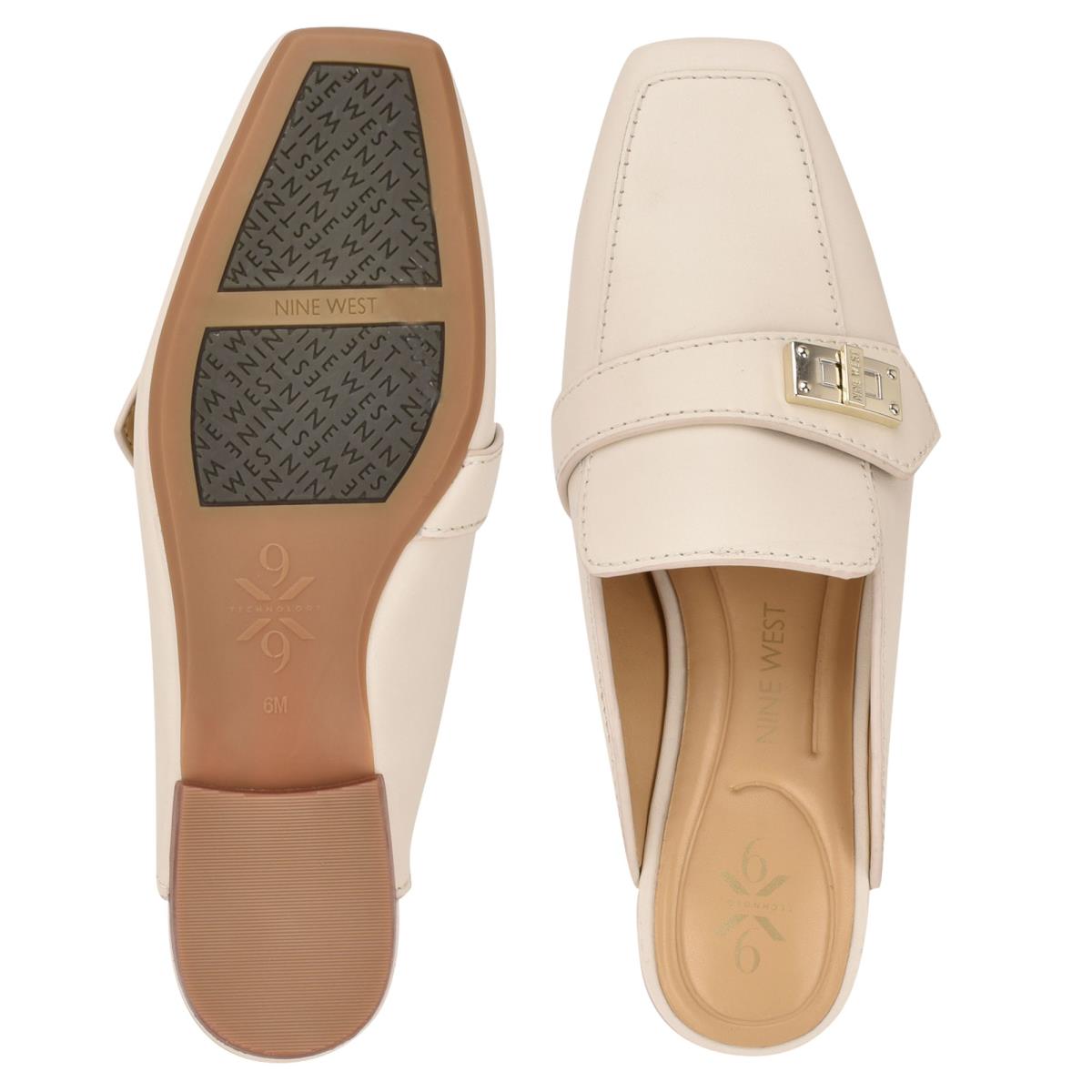 Nine West Neat 9x9 Loafer Mules Skor Dam Grädde | 0693TPIKO