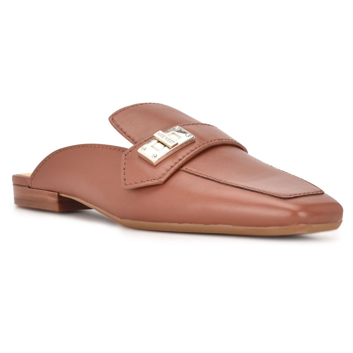 Nine West Neat 9x9 Loafer Mules Skor Dam Kaffe | 3265PVSHT