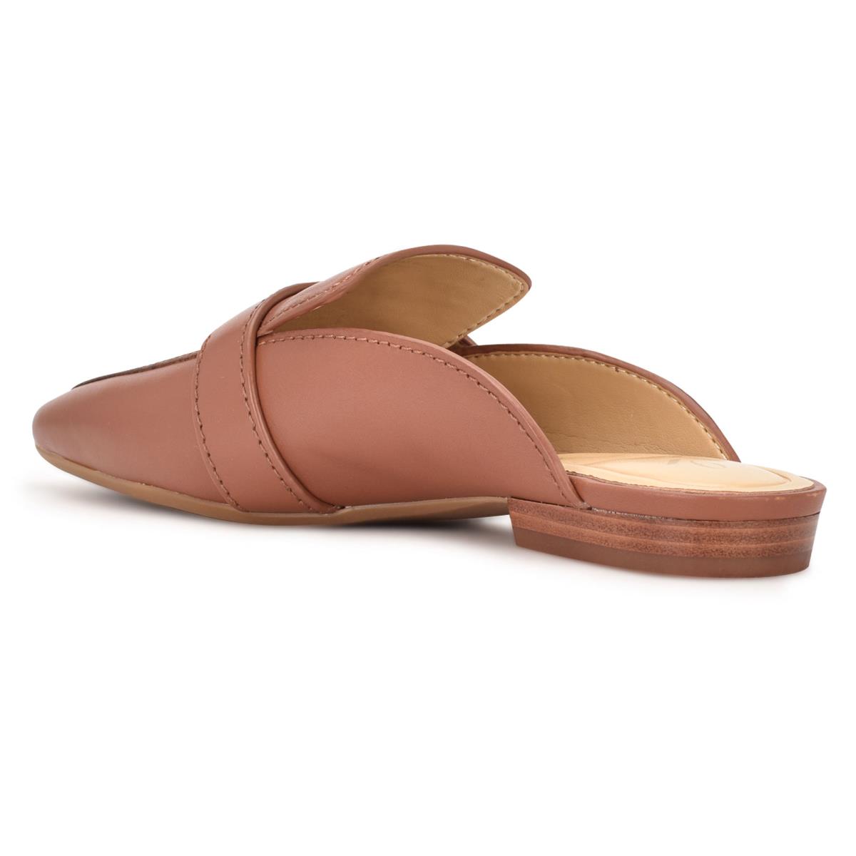 Nine West Neat 9x9 Loafer Mules Skor Dam Kaffe | 3265PVSHT