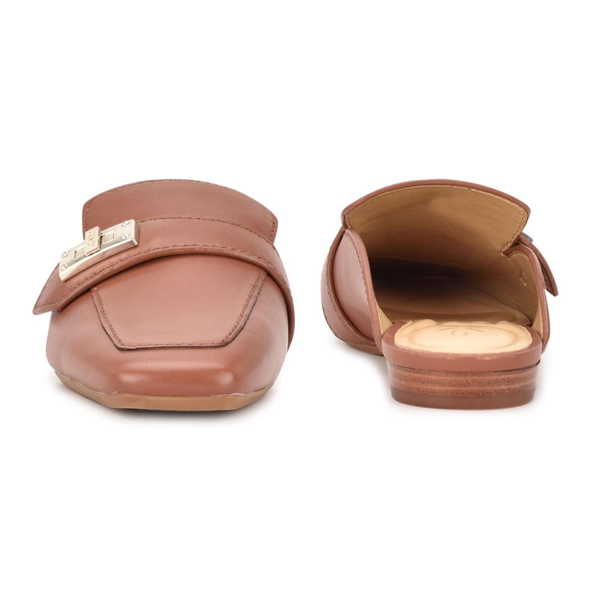 Nine West Neat 9x9 Loafer Mules Skor Dam Kaffe | 3265PVSHT