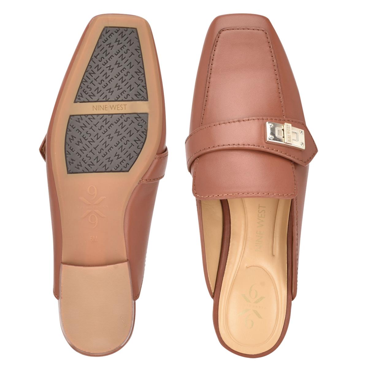 Nine West Neat 9x9 Loafer Mules Skor Dam Kaffe | 3265PVSHT