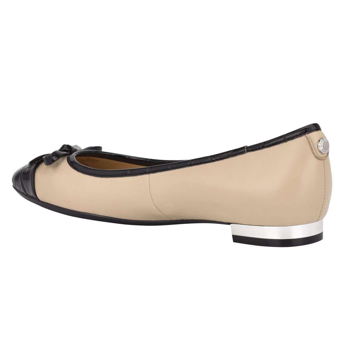 Nine West Olly 9x9 Ballet Flats Dam Beige Svarta | 2879NOCRY