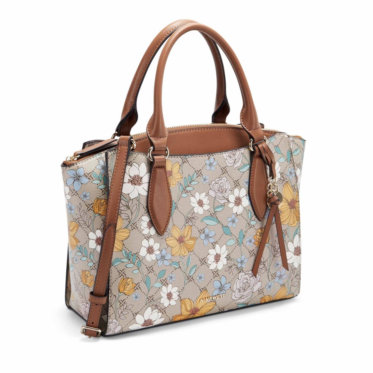 Nine West Paisley Jet Set Satchel Väska Dam Blommiga | 1854SMJHY