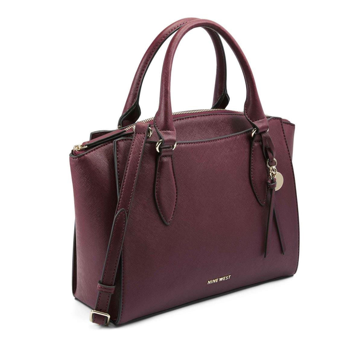 Nine West Paisley Jet Set Satchel Väska Dam Vinröda | 5046VKQTP