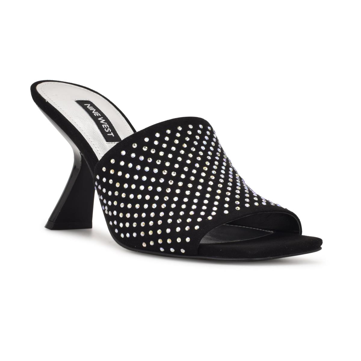 Nine West Partie Klackar Slidesandaler Dam Svarta | 6342HPLEI