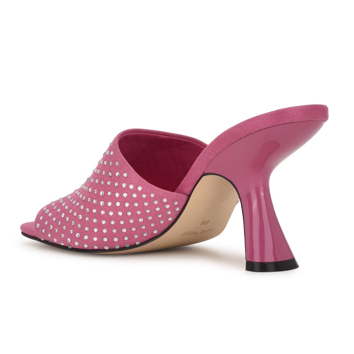 Nine West Partie Klackar Slidesandaler Dam Rosa | 6401TOVUA