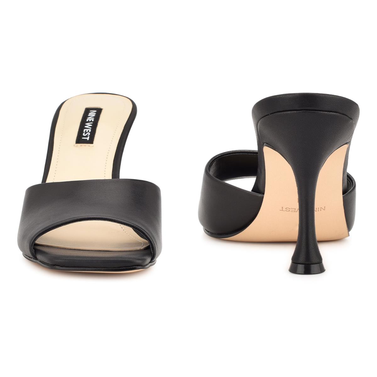 Nine West Perfact Klackar Slidesandaler Dam Svarta | 9147ZBNSE