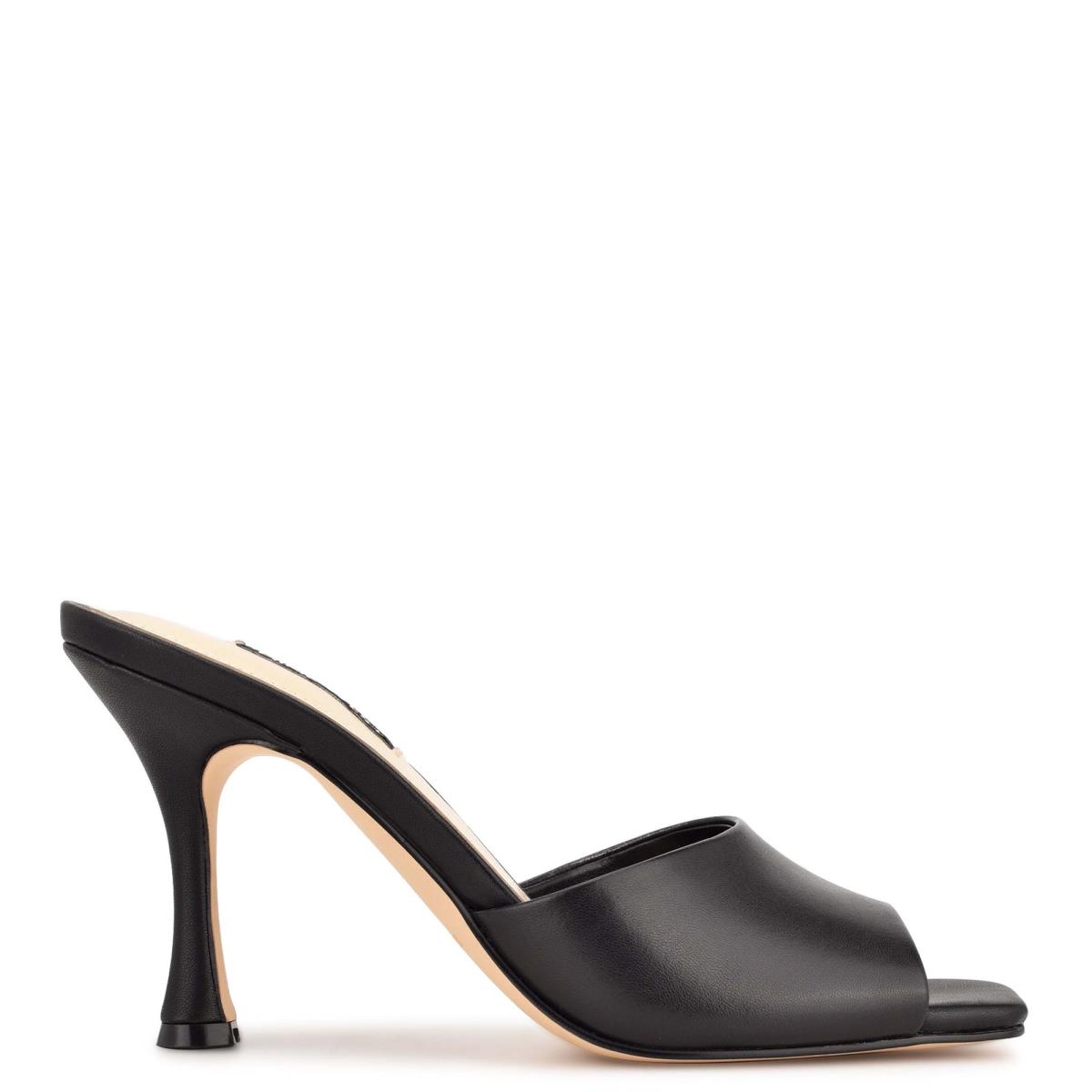 Nine West Perfact Klackar Slidesandaler Dam Svarta | 9147ZBNSE