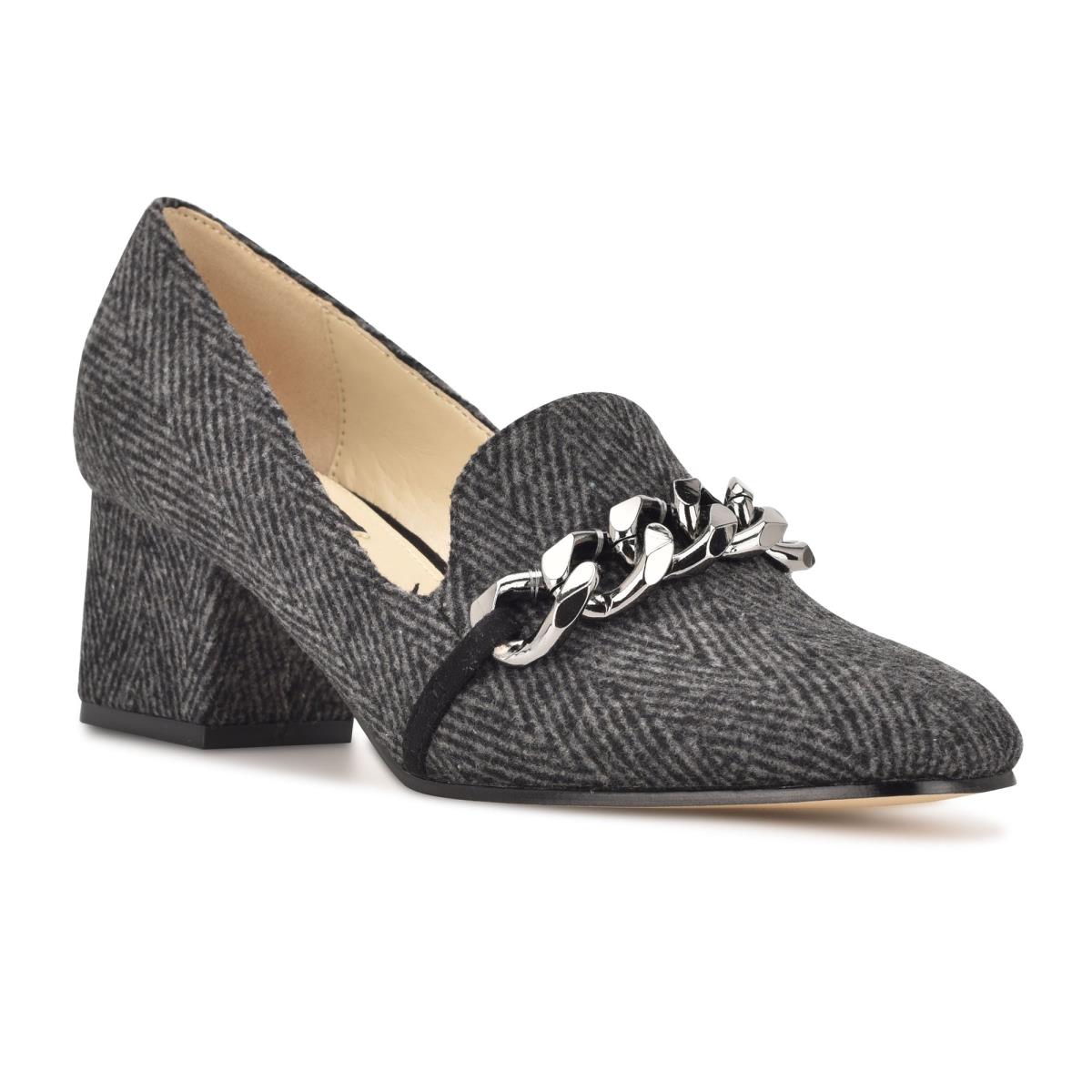 Nine West Remal Klackar Loafers Dam Grå | 6094CEALX