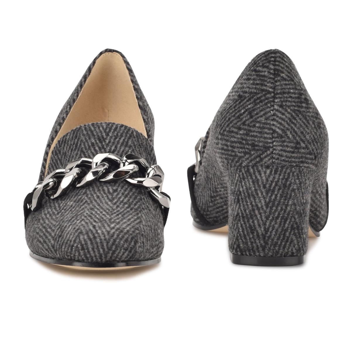 Nine West Remal Klackar Loafers Dam Grå | 6094CEALX