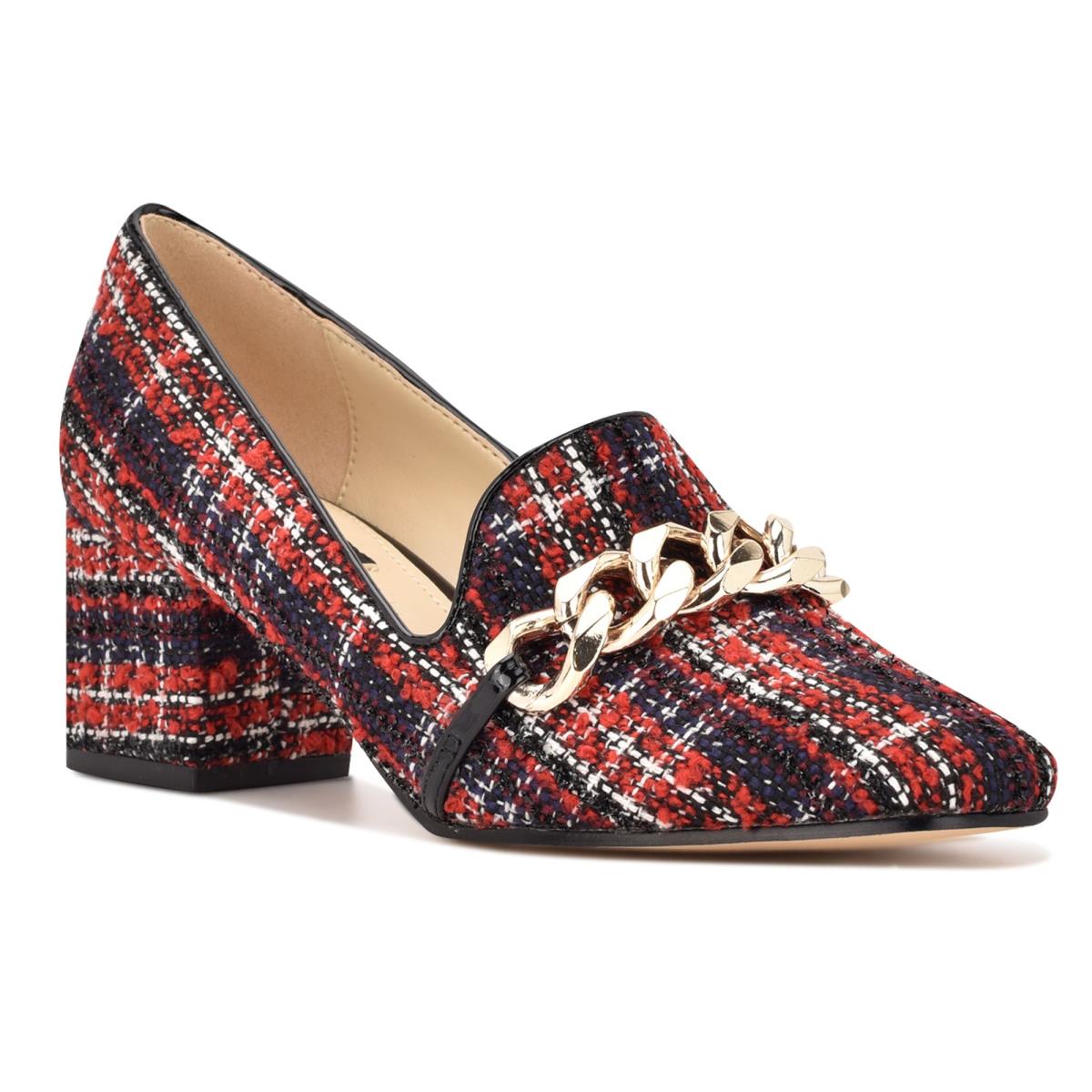 Nine West Remal Klackar Loafers Dam Röda | 1503THSEP