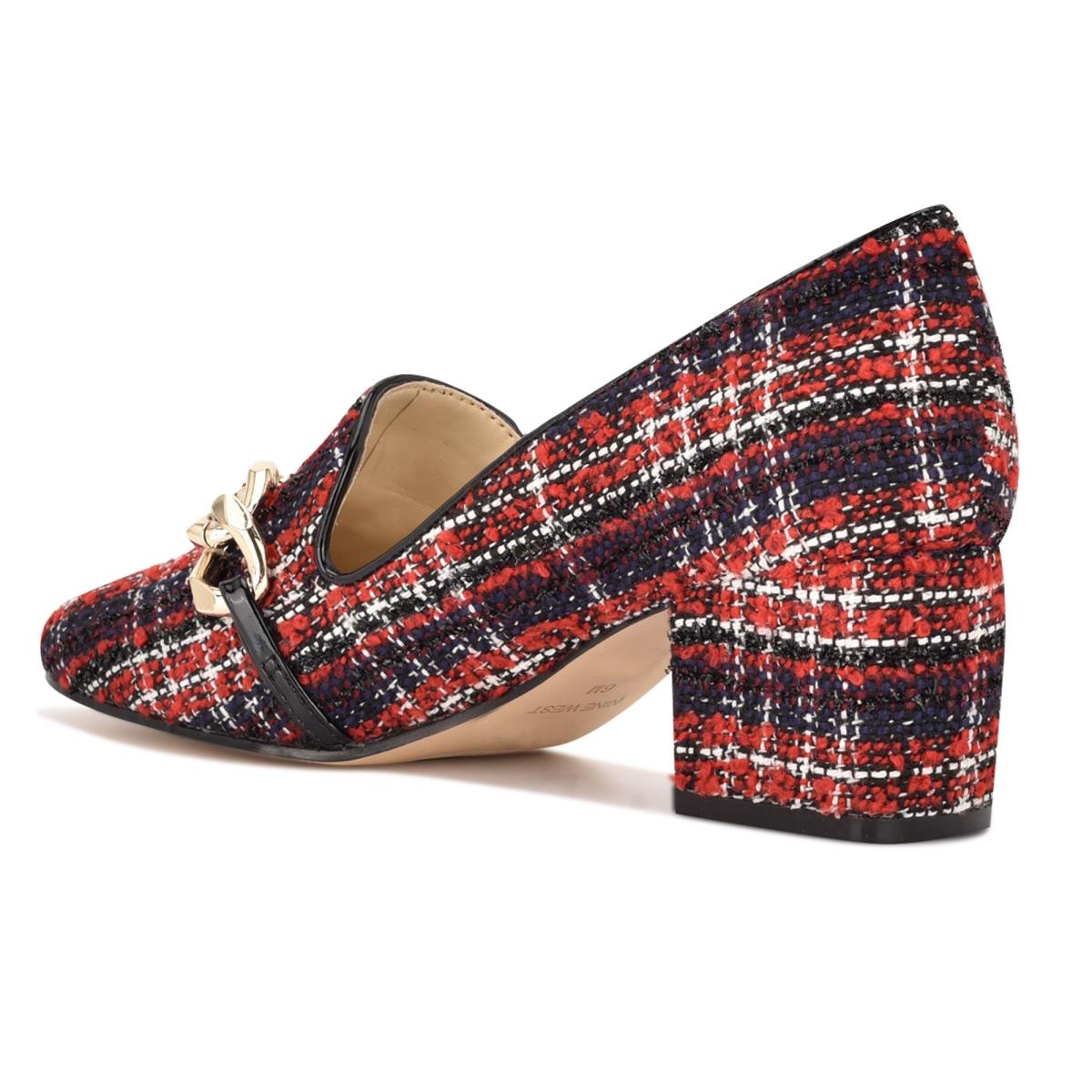 Nine West Remal Klackar Loafers Dam Röda | 1503THSEP