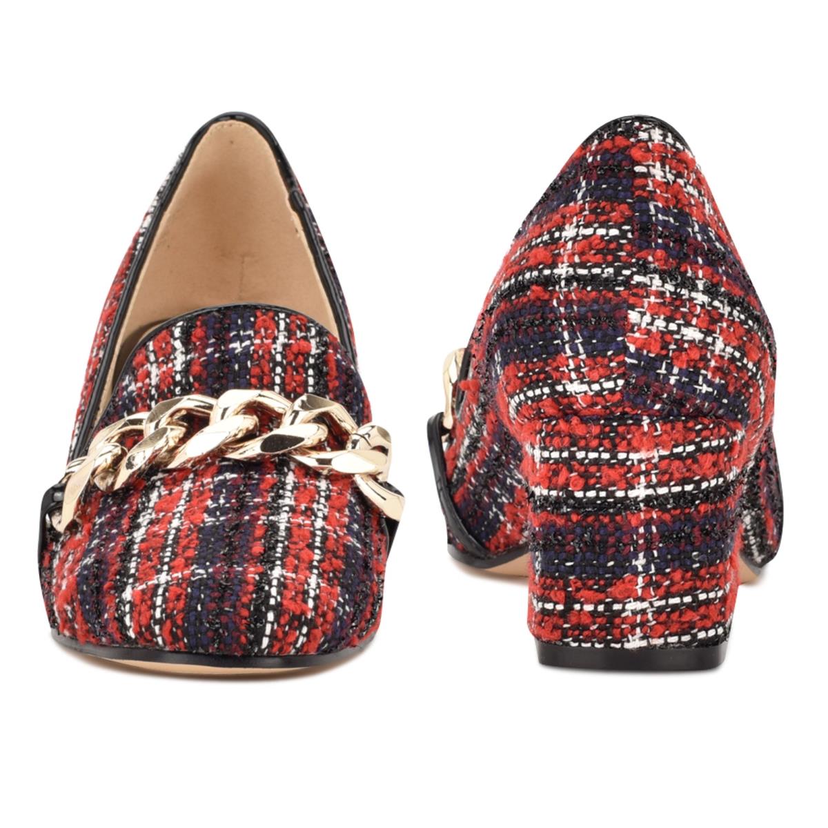 Nine West Remal Klackar Loafers Dam Röda | 1503THSEP