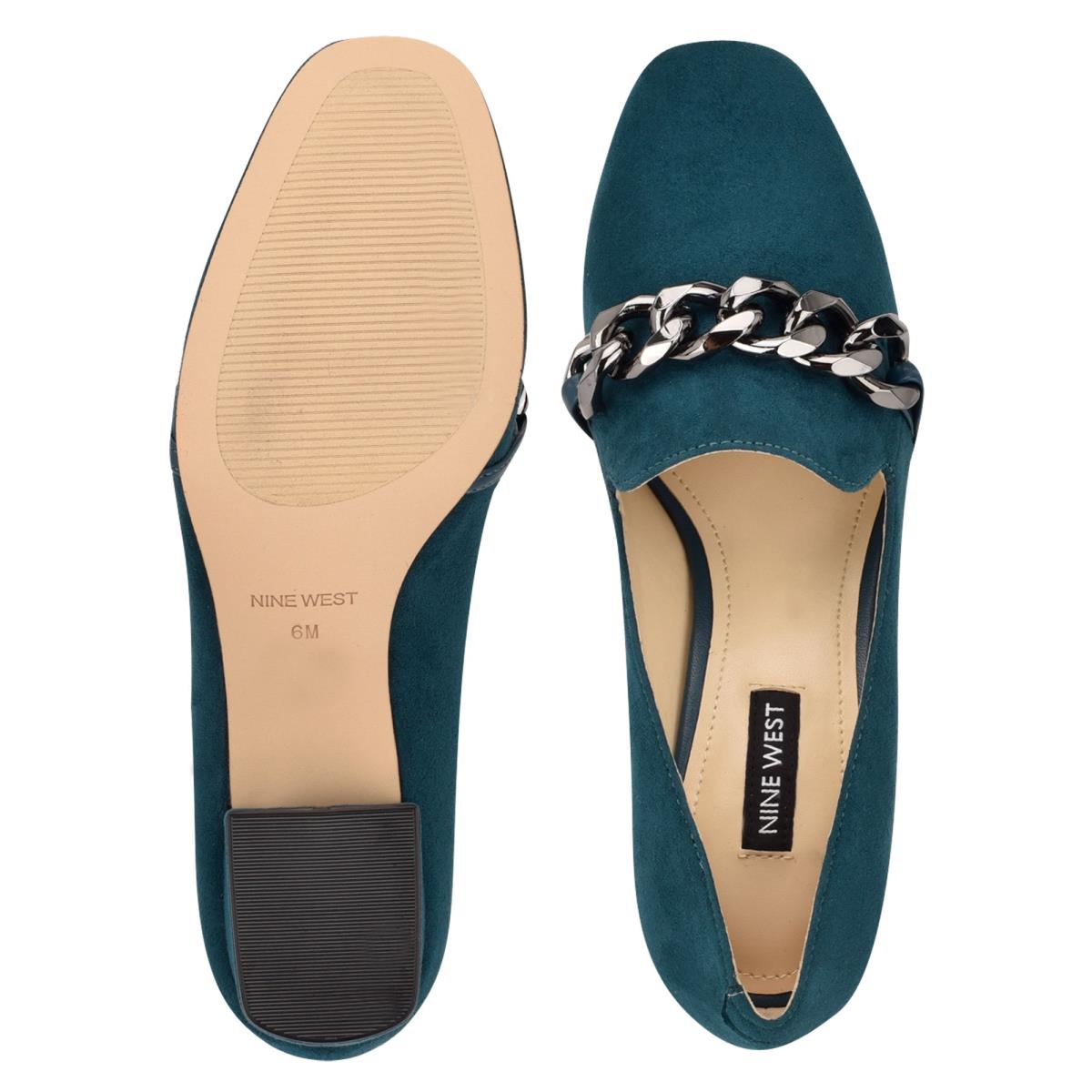 Nine West Remal Klackar Loafers Dam Turkos Turkos | 5473LZGXT