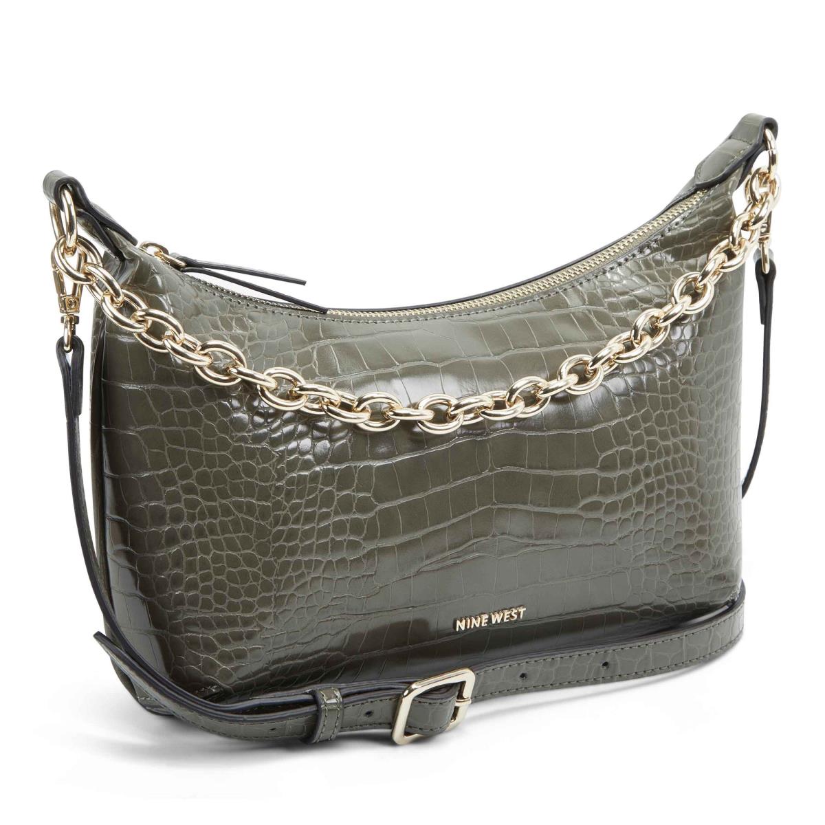 Nine West Ronnie Top Zip Shoulder Bag Axelväska Dam Ormskinn | 5107EBSXW