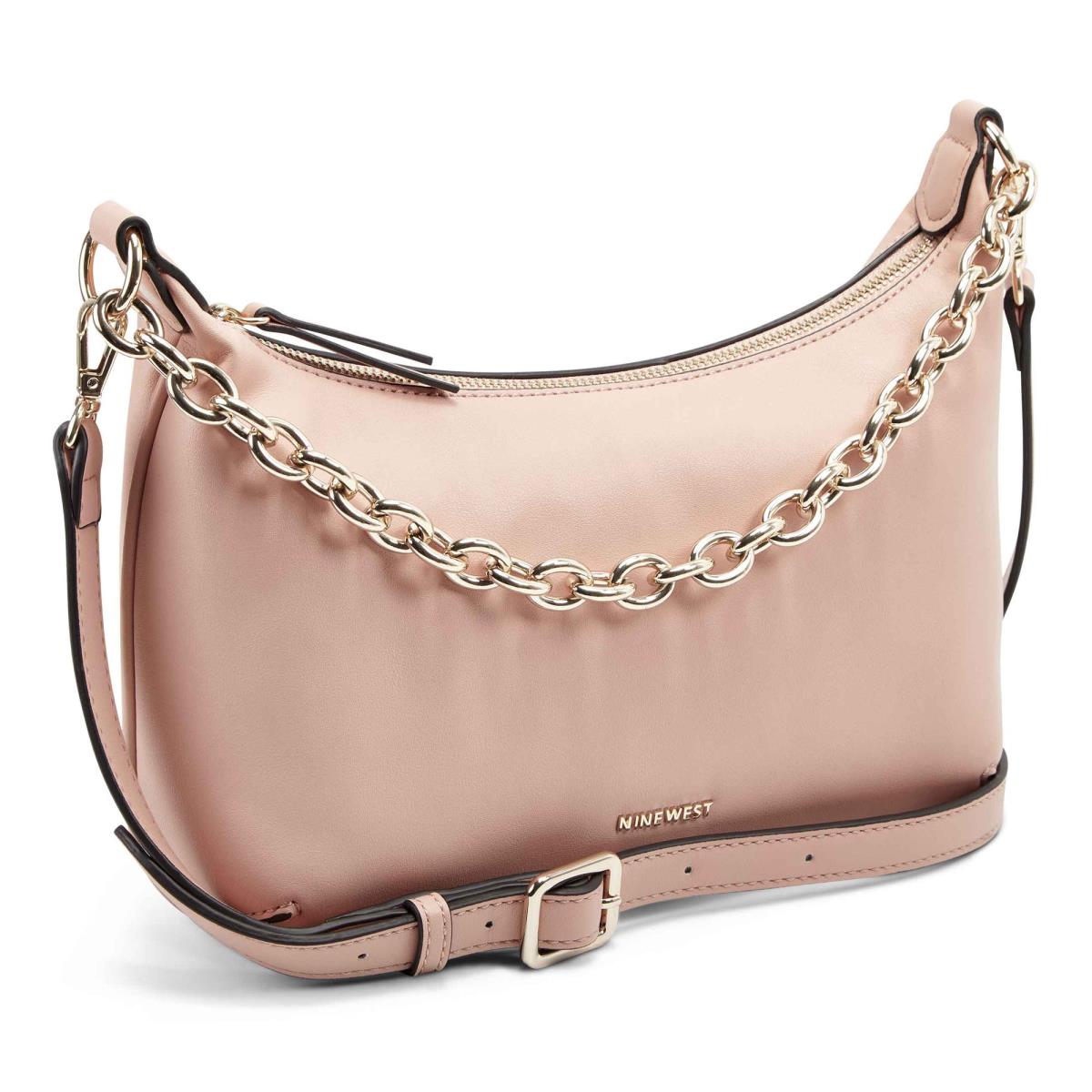 Nine West Ronnie Top Zip Shoulder Bag Axelväska Dam Rosa | 8710QNAIU