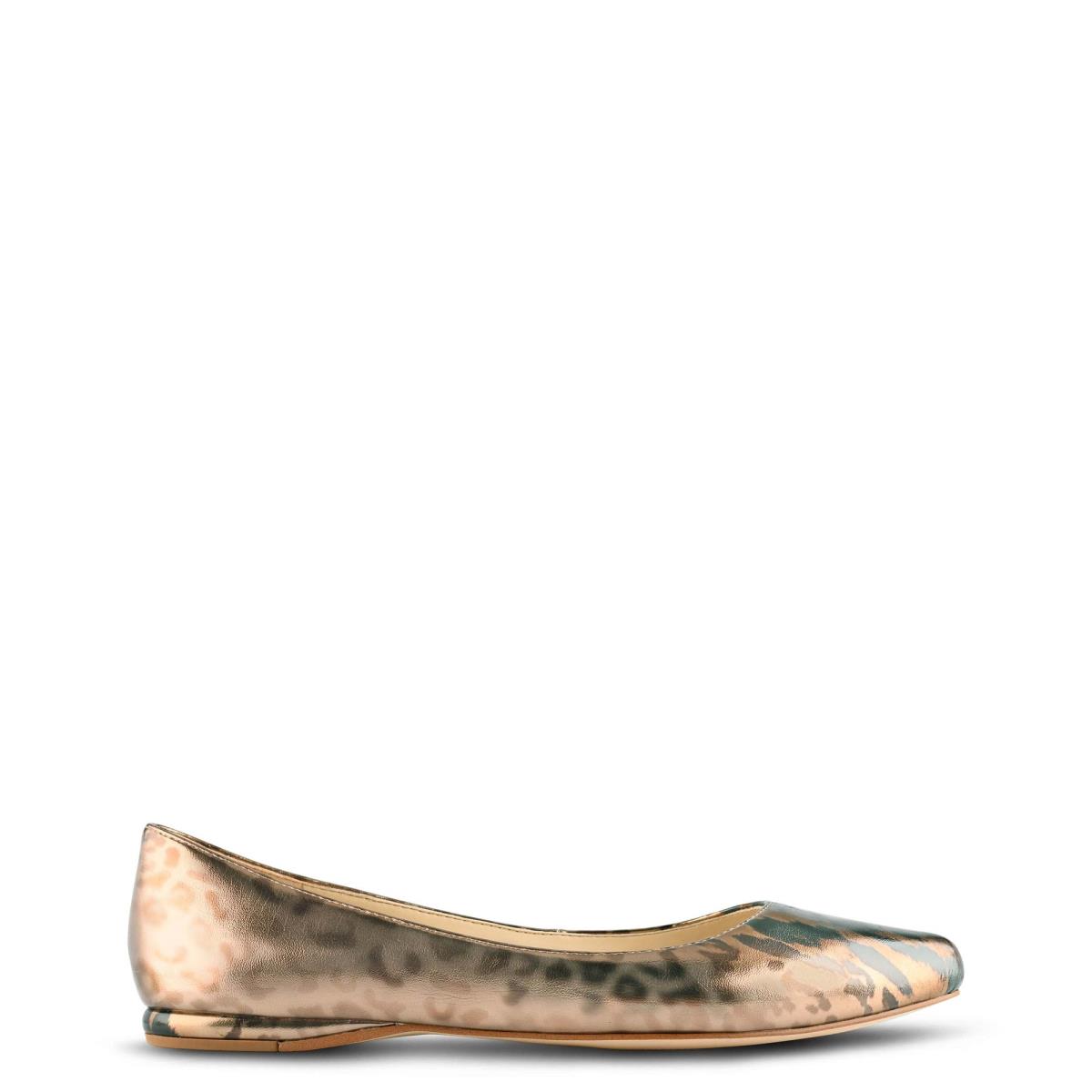 Nine West Speakup Almond Tå Ballerina Dam Leopard | 0871GZYOE