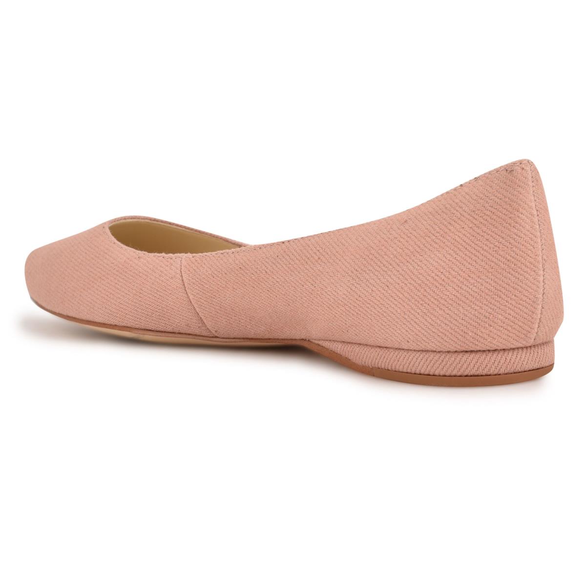 Nine West Speakup Almond Tå Ballerina Dam Rosa | 3214CWRJA