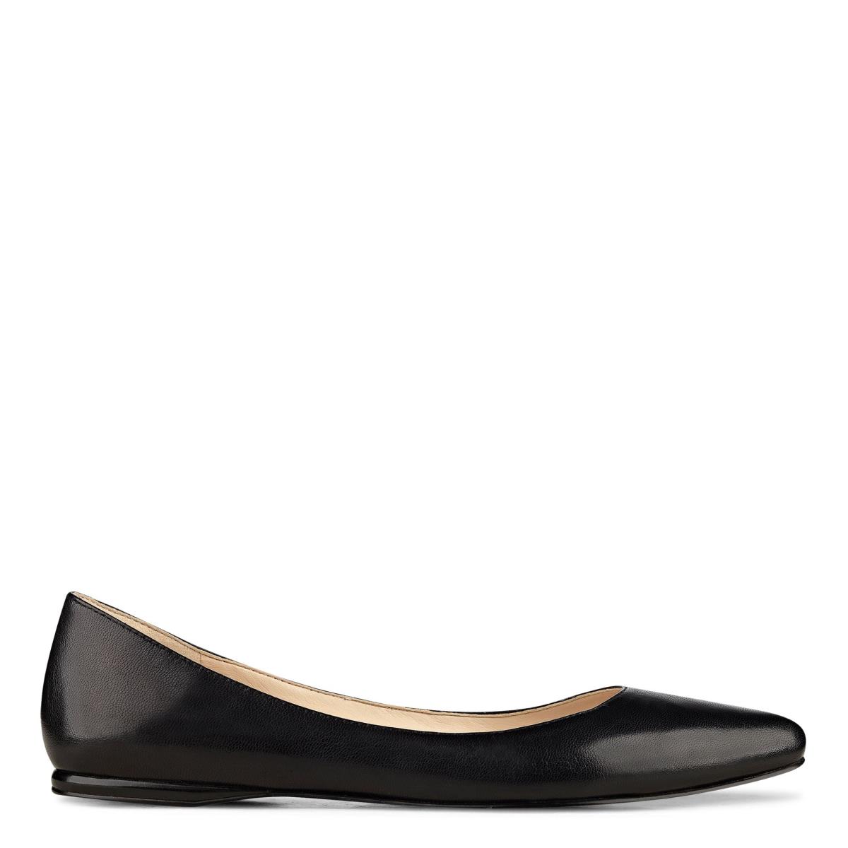 Nine West Speakup Almond Tå Flats Dam Blå | 2746XJOKN