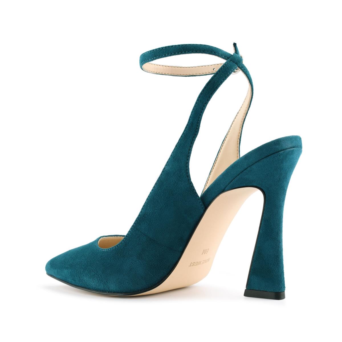 Nine West Tabita Ankle Rem Klänning Pumps Dam Olivgröna | 4236WVZFE